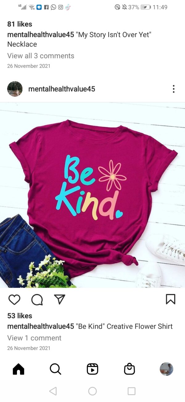 T Shirt 3 - Be Kind